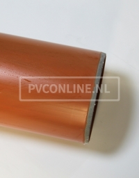 PVC AFVOERBUIS 110X3,2 SN 4/8 BRUIN LGT 5 MTR