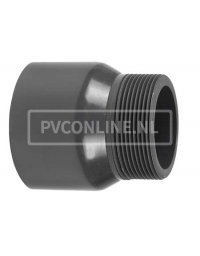 PVC DRAADEIND HANDVORM 125(mof)X 4 PN 16