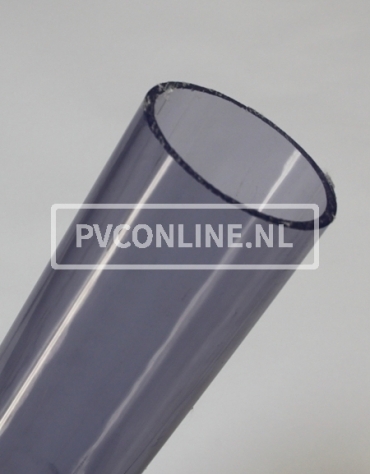 PVC BUIS TRANSPARANT 32mm X 1.8mm PN10 LENGTE 0,5 METER