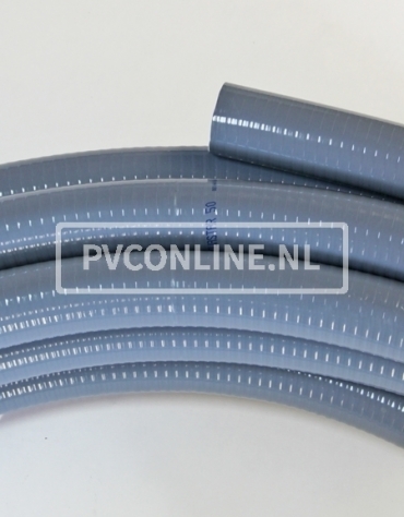 AQUASTAR PVC SLANG GRIJS 40 MM ROL 50M