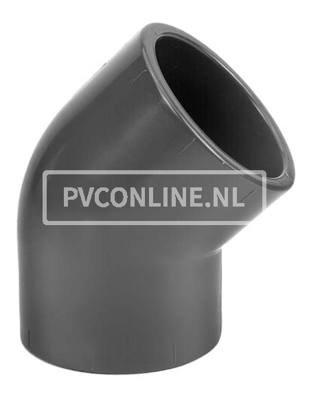 PVC KNIE 140X140 45* PN 16