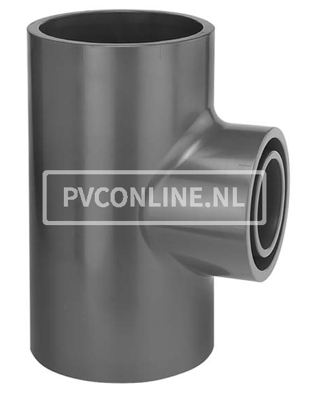 PVC T-STUK 125X 75 X125 90* PN 16