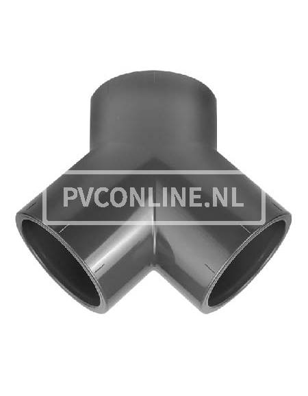 PVC Y-STUK 63 X 63 X 63 PN 16