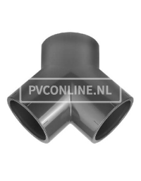 PVC Y-STUK 63 X 63 X 63 PN 16