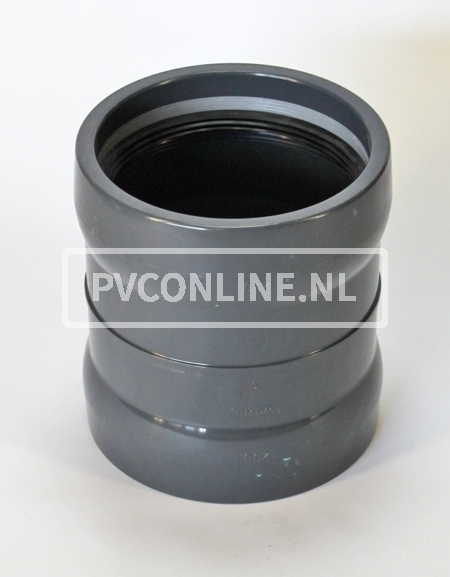 PVC OVERSCHUIF/STEEKMOF 250 PN 10