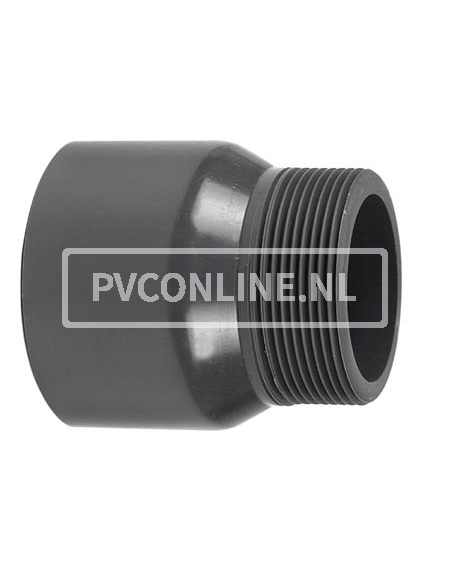 PVC DRAADEIND HANDVORM 160(mof)X 5 PN 16