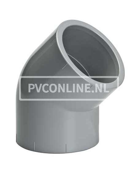 C-PVC KNIE 40 45° PN 16